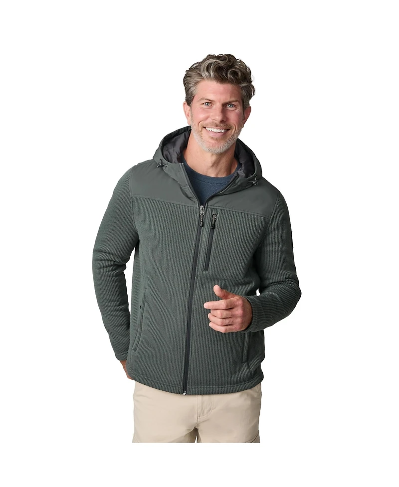 Free Country Men's Cable Fleece Brisk Jacket