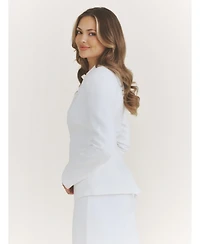Six Stories Women's Asym Tailored Jacket