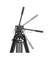 SmallRig Ad-01 3751B 3-Section Heavy-Duty Aluminum Tripod with Fluid Head