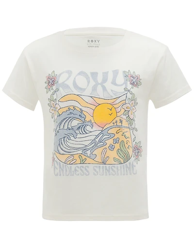 Roxy Big Girls Endless Sunshine Printed Short Sleeve T-Shirt