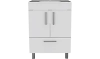 Tuhome Velloc 24"" Bathroom Vanity White White Mdf