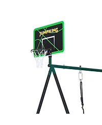 Jumpking Multi-Activity Add-On – Swing, Basketball & Fire Pole Extension (Compatible with Jkcf