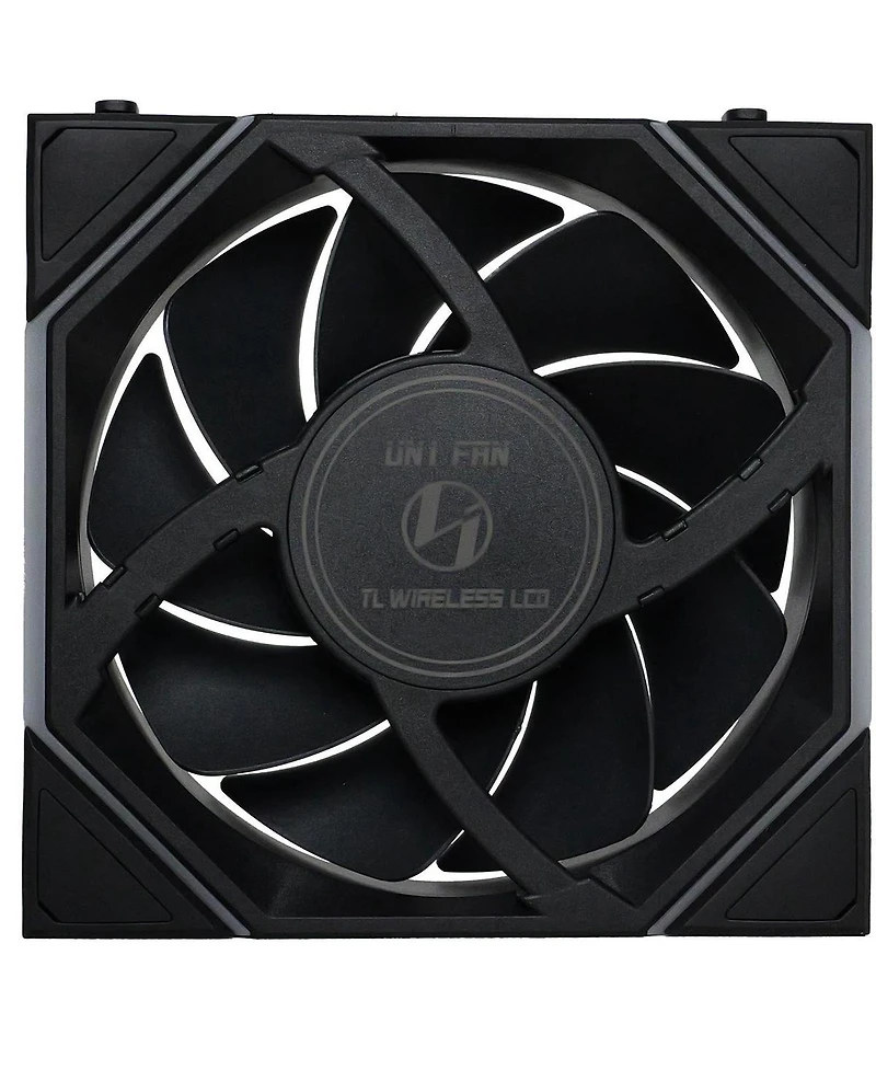 Lian-Li Uni Fan Tl Wireless 1.6" Lcd 120mm Argb Case Fan, Black