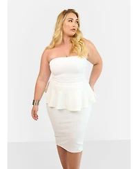 Rebdolls Women's Bodycon Midi Skirt