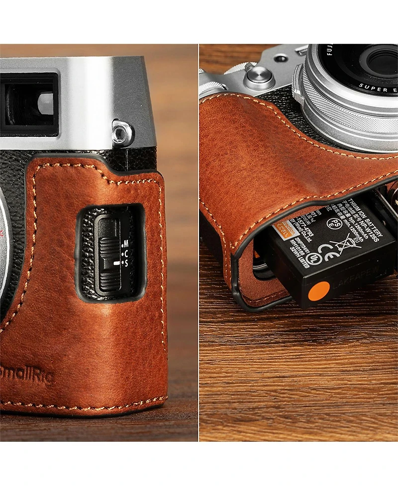 SmallRig SmallRig Leather Half Case Kit for Fujifilm X100VI (Brown) 4699