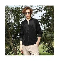 Campus Sutra Men's Solid Knit Shirt