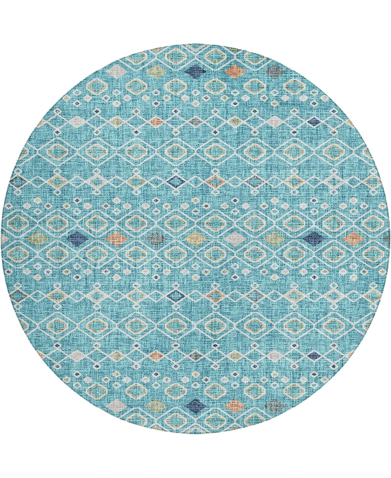 Dalyn Portico Washable PO4 8'x8' Round Area Rug