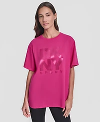 Dkny Women's Oversized Short Sleeve Tunic T-Shirt