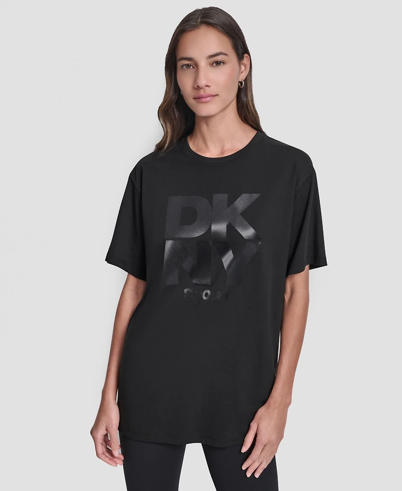 Dkny Women's Oversized Short Sleeve Tunic T-Shirt
