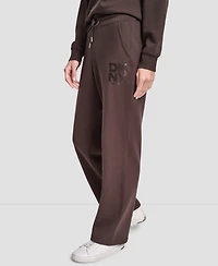 Dkny Women's Sport Stacked Transfer Logo Track Pants