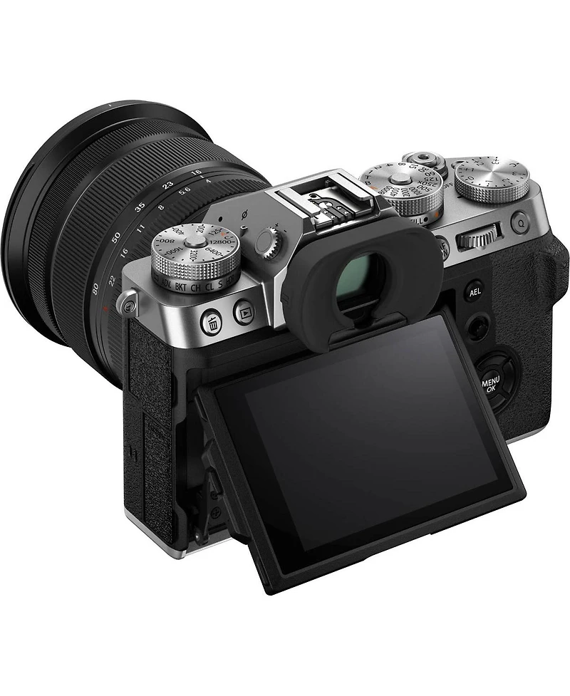 Fujifilm X-T5 Mirrorless Camera with Xf 16-80mm f/4.0 R Ois Wr Lens, Silver