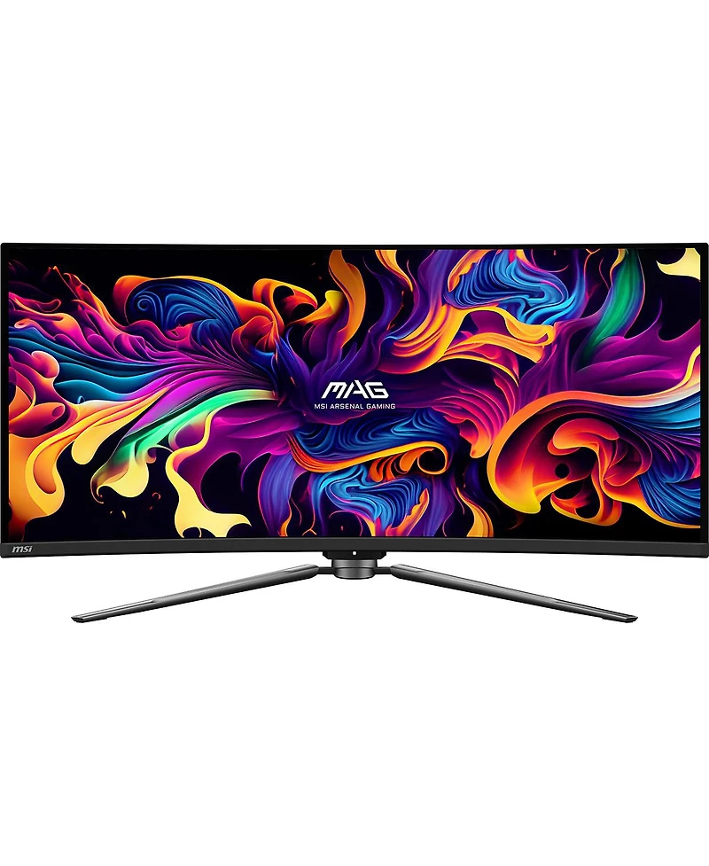 Msi Mag 341CQP Qd-oled 34" 21:9 Uwqhd 175Hz Curved Oled Hdr Gaming Monitor, Metallic Black