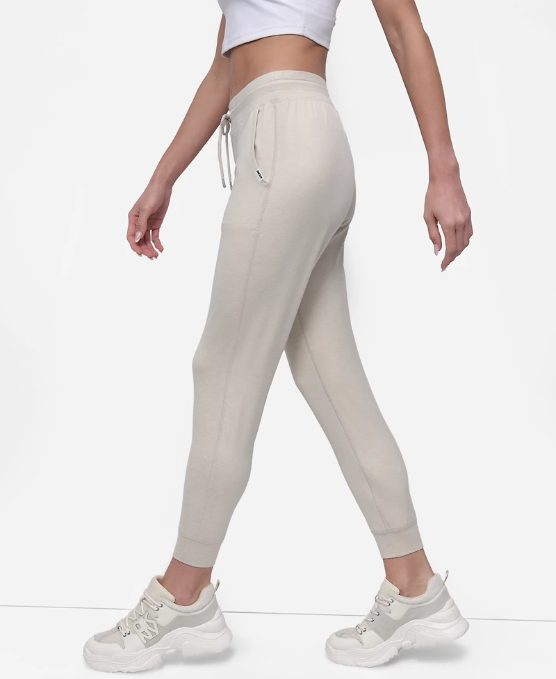 Dkny Sport Women's Spacedye High-Waist Slim Joggers