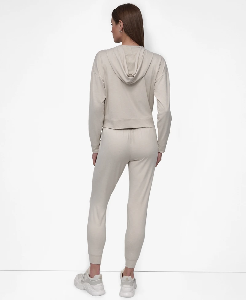 Dkny Sport Women's Spacedye High-Waist Slim Joggers