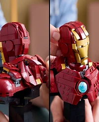 Lego Marvel Iron Man MK4 Bust Building Kit 76327, 436 Pieces