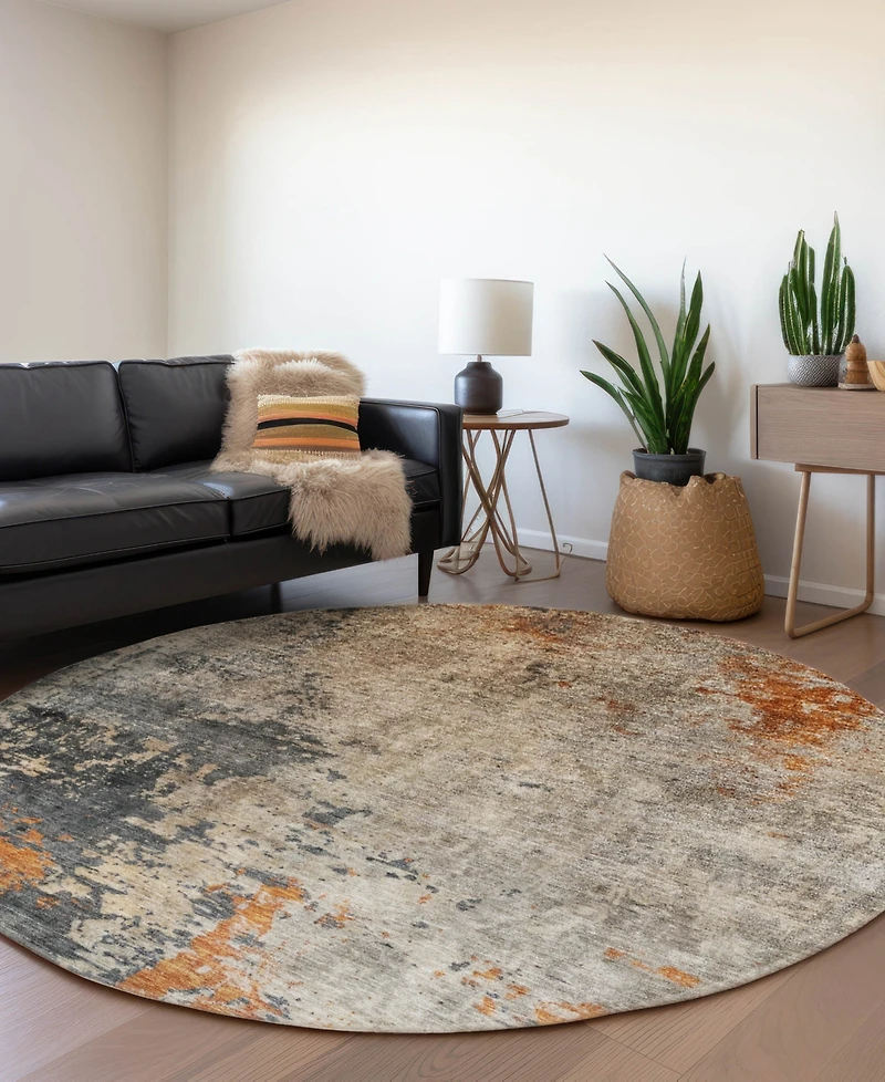 Dalyn Nouveau Washable NV20 8'x8' Round Area Rug