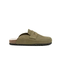 Sheep Lined Penny Loafer Clog
