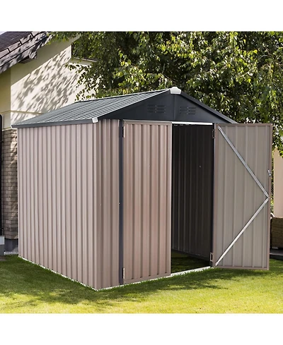 Aecojoy 6'x6' Outdoor Storage Shed