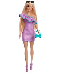 Barbie Fashion Doll with Clothes and Accessories Including Party Dresses & Purses