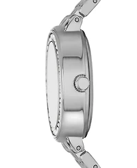 Folio Women's Quartz Three-Hand Silver Alloy Watch Set, 23mm