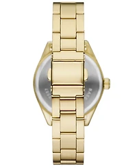 Folio Women's Quartz Three-Hand Gold Alloy Watch Set, 27mm