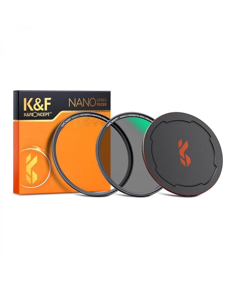 K&F Concept 62mm Nano-x Neutral Density ND8 0.9 3-Stop Magnetic Filter