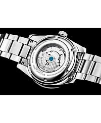 Stuhrling Men s Aquadiver 44mm Swiss Automatic Diver Watch, Blue Dial, Stainless Steel Bracelet, Day-Date, 200M Water Resistant