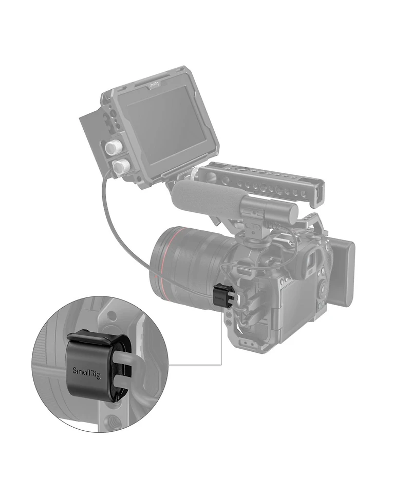 SmallRig Camera Cable Clamp, 4-Pack