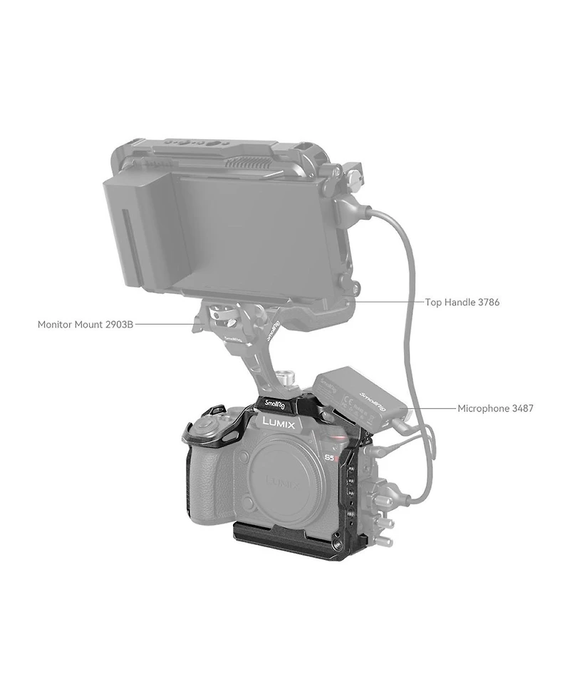SmallRig Black Mamba Full Camera Cage for Panasonic Lumix S5II/S5IIX