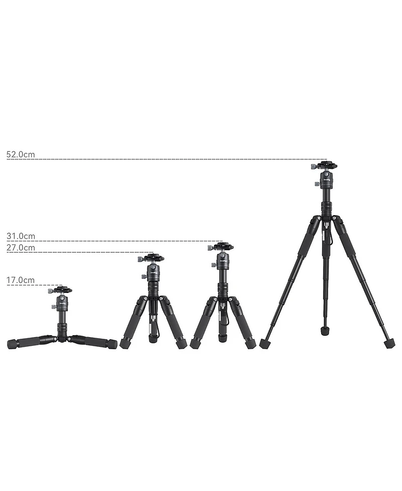 SmallRig Vt-20 5-Section Aluminum Mini Tripod