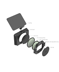 SmallRig Matte Box with Adjustable Clamp and Cpl/Vnd Kit