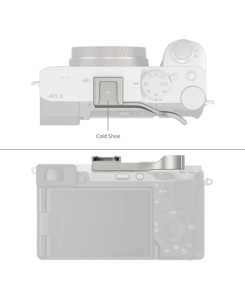 SmallRig Thumb Grip for Sony Alpha 7C Ii / Alpha 7CR / Alpha 7C Camera, Silver