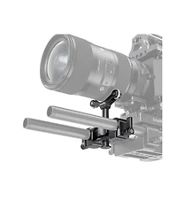 SmallRig Universal 15mm Lws Rod Mount Lens Support, 1.2" Vertical Adjustment, Black
