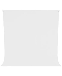 Westcott 9 X 10 Feet Wrinkle Resistant Cotton Background Hi Key White