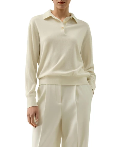 Lilysilk Women's Baby Cashmere Polo Shirt