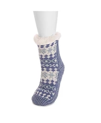 Muk Luks Women's Pieced Cabin Sox (1 Pair Pack)