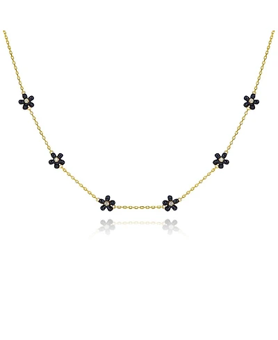 Anna Zuckerman Petit Rosie Black Necklace