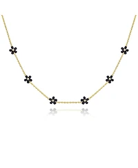Anna Zuckerman Petit Rosie Black Necklace