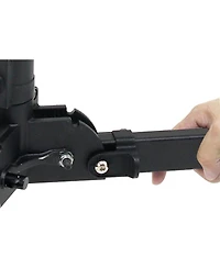 Kupo 20" Master Raiser C-Stand with Sliding Leg, 78" Maximum Extension, 22lbs Load Capacity, Black