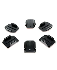 GoPro Curved + Flat Adhesive Mounts for Hero and Max Cameras, Set of 3