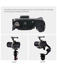 Tilta Full Camera Cage Lightweight Kit for Canon R8, Titanium Gray