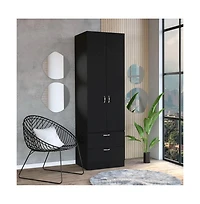 Tuhome Vicco Armoire Black Mdf