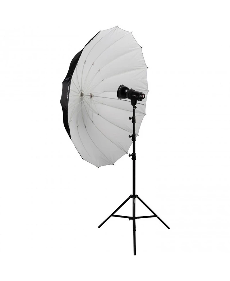 Westcott 7 Feet Parabolic Umbrella, White/Black