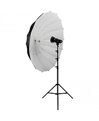 Westcott 7 Feet Parabolic Umbrella, White/Black