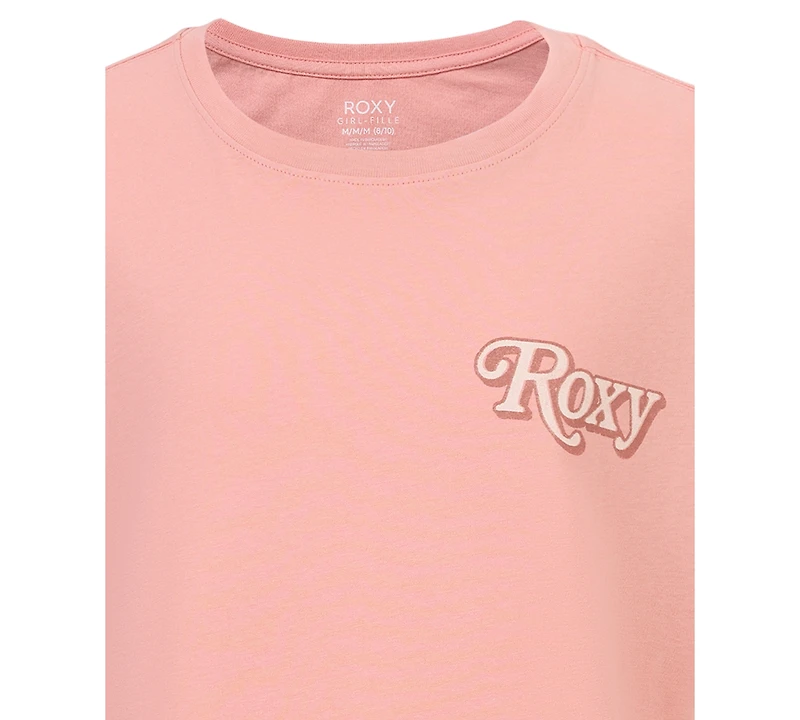 Roxy Big Girls Wavy Daze Oversized Short Sleeve T-Shirt
