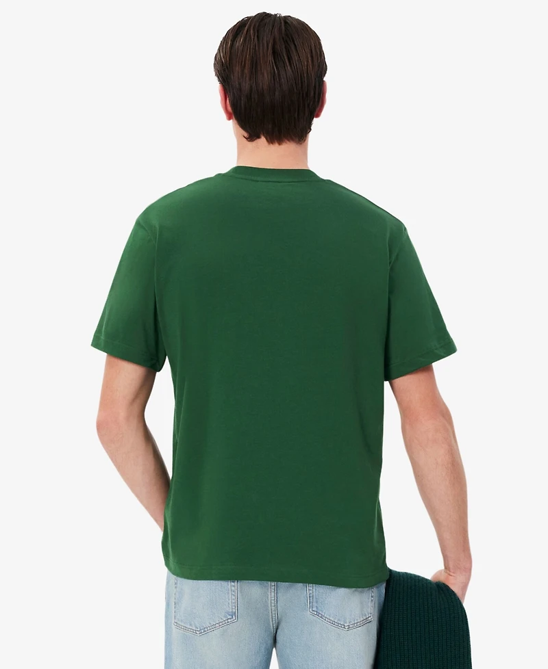 Lacoste Men's Short Sleeve Crewneck Logo T-Shirt
