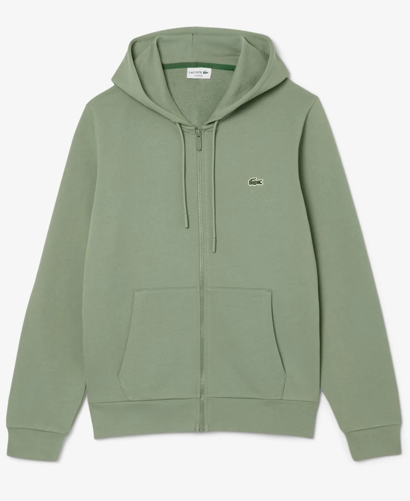 Lacoste Men's Zip-Up Fleece Hoodie
