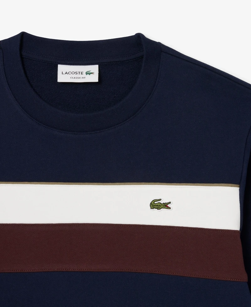 Lacoste Men's Colorblock Crewneck Sweatshirt