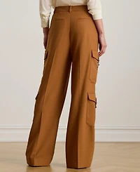 Lauren Ralph Women's Wide-Leg Cargo Pants