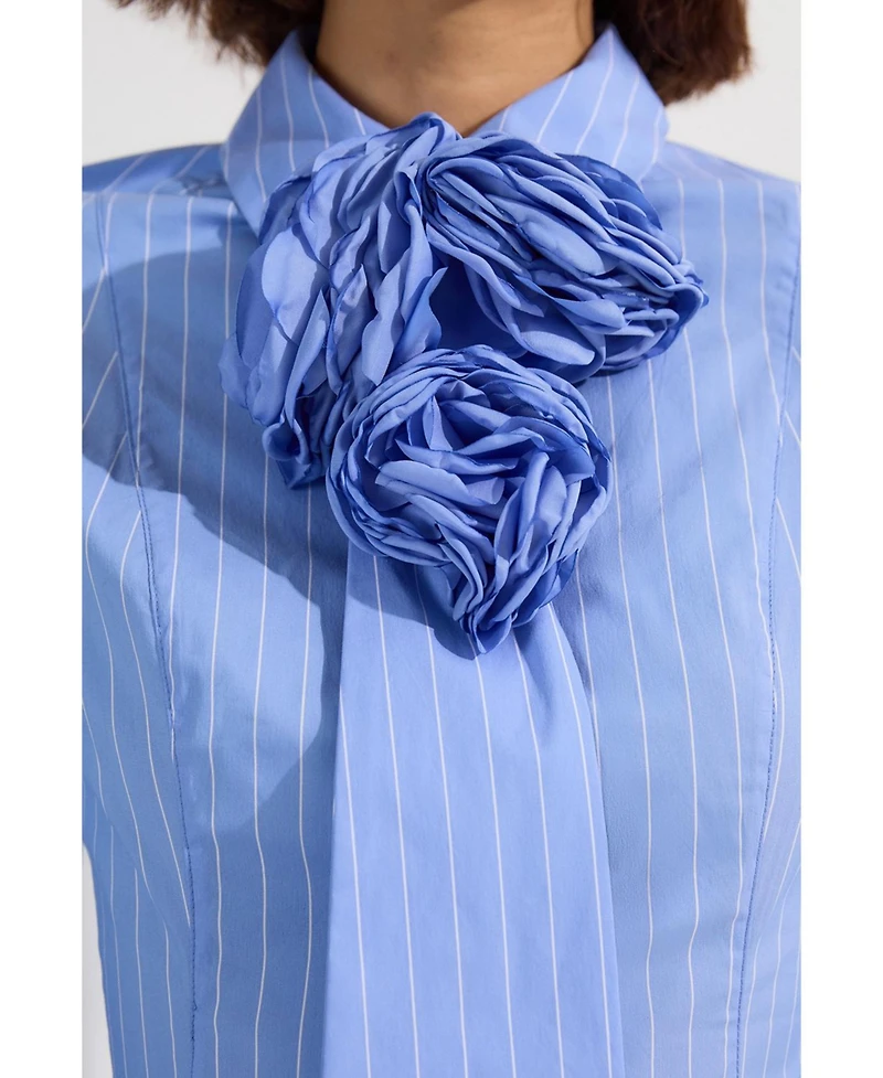 Karen Millen Woven Shirt Midi Dress